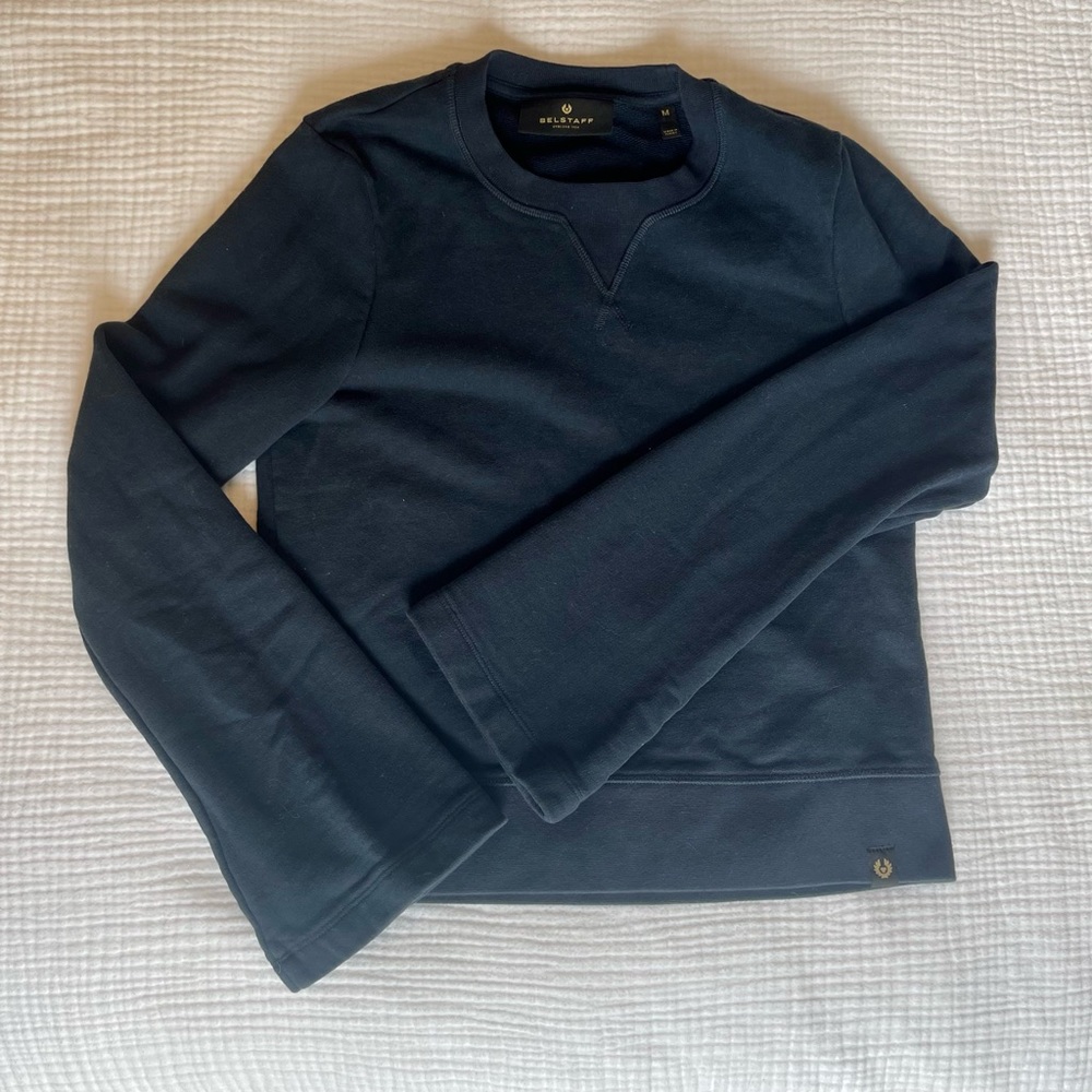 Belstaff “Violet Sweatshirt” - Navy with Bell Sleeves